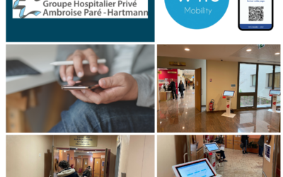 WiiS Mobility solution de pré accueil groupe hospitalier Ambroise Paré