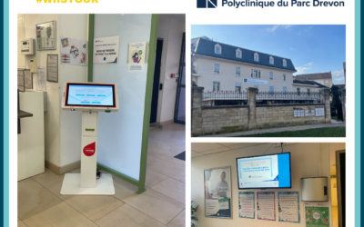 Changement de bornes pour la Polyclinique du Parc Drevon à Dijon